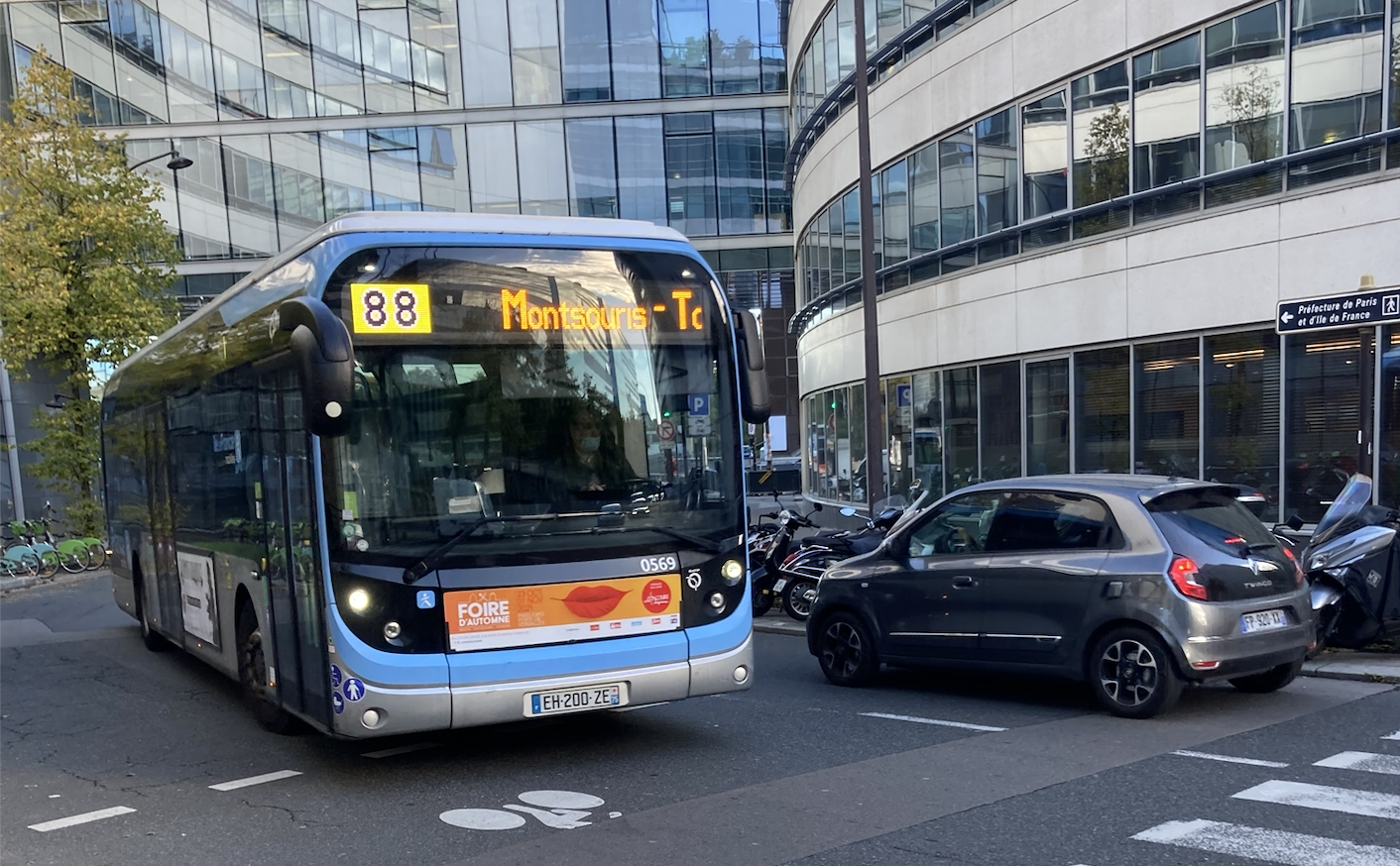  RATP : retrait temporaire d'une série de 149 bus électriques  Bluebus