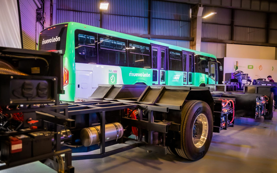 Des châssis de bus électriques BYD au Mexique