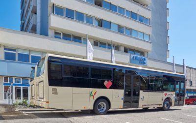 Iveco Bus : 370 Crossway pour Dakar