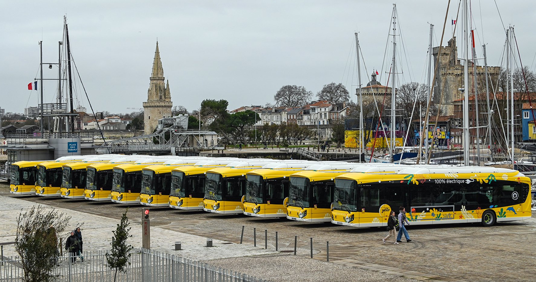 La Rochelle : 11 nouveaux bus 100% électriques