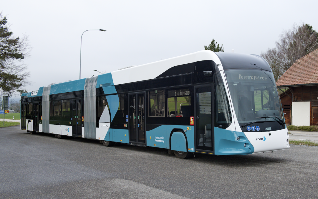 Nancy :  arrivée du premier trolleybus 100% électrique