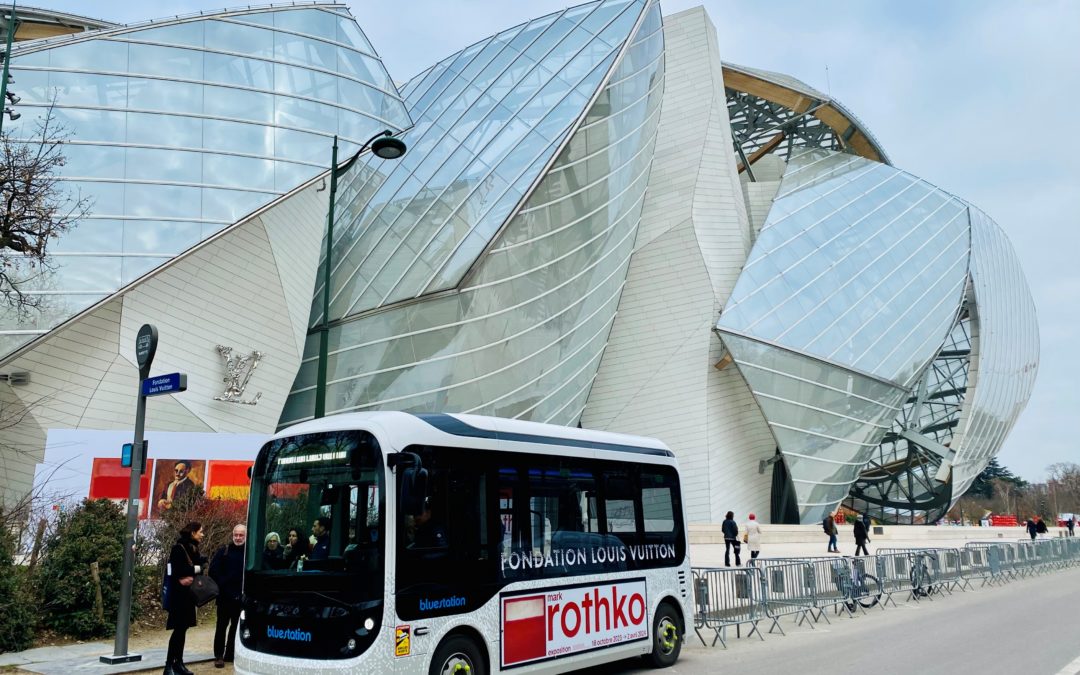 Deux nouvelles navettes Bluestation pour la Fondation Louis Vuitton