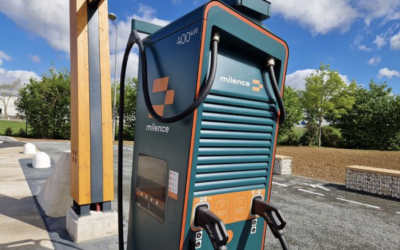 Milence inaugure son premier centre de recharge pour véhicules lourds