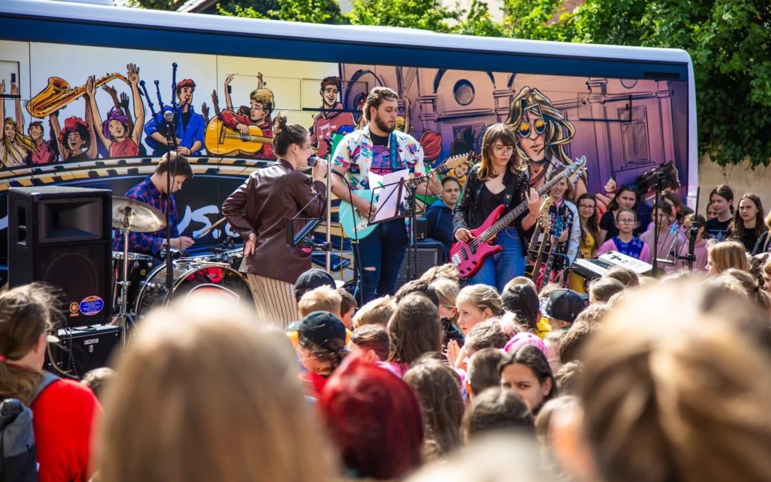 République tchèque. Iveco Bus partenaire du projet Music Bus