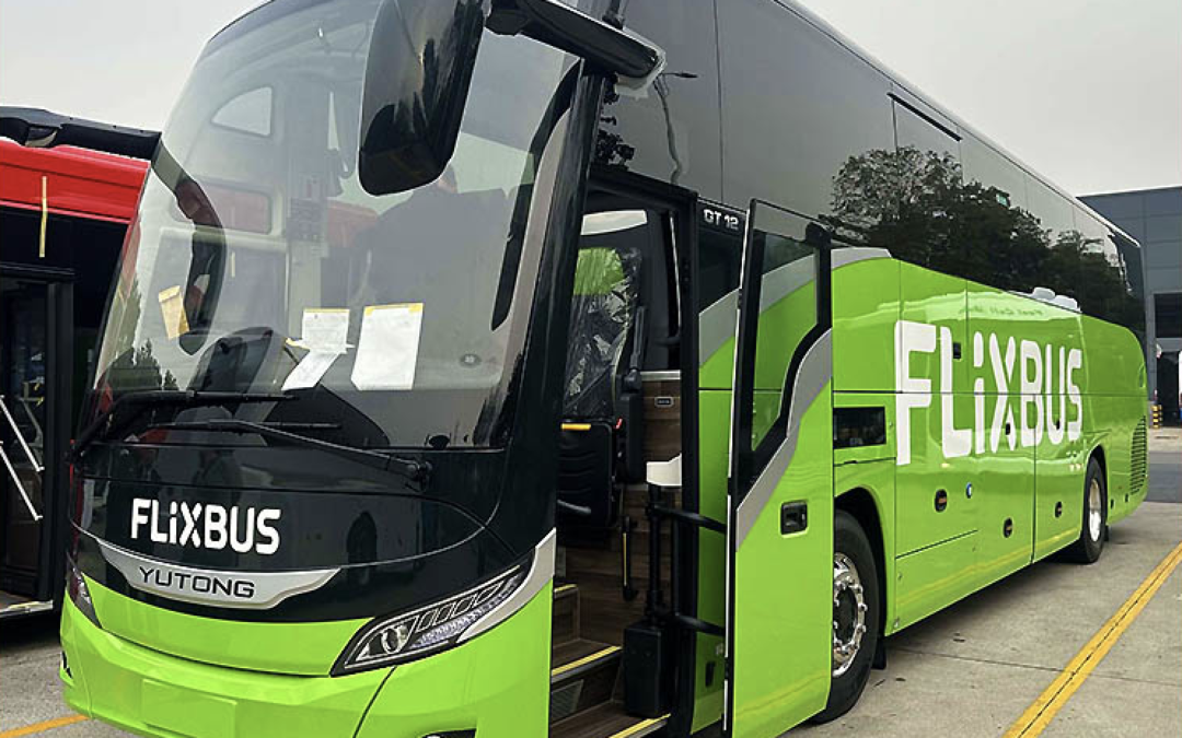 Grande-Bretagne. 18 cars Yutong pour la flotte FlixBus de Belle Vue