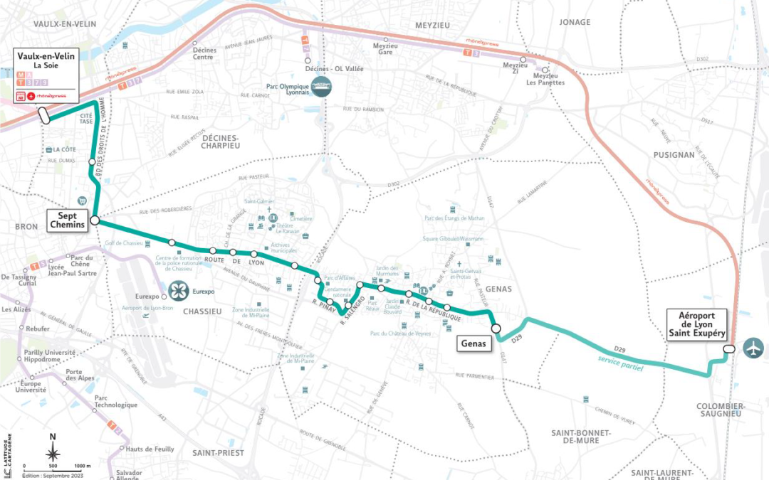 La ligne de l’Est Lyonnais en cours de construction