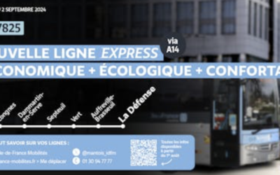 7825 : la nouvelle ligne de car express d’Ile-de-france