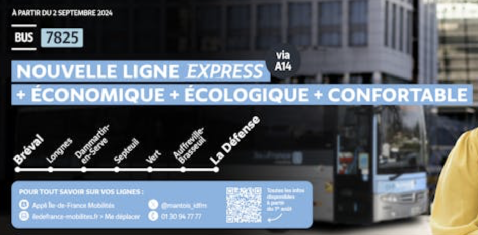 7825 : la nouvelle ligne de car express d’Ile-de-france