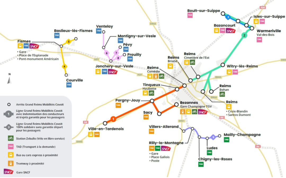 Reims. Transdev et Ecov lancent Grand Reims Mobilités Covoit