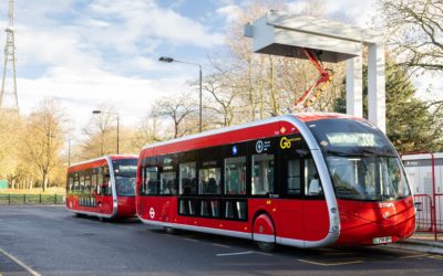 Londres. Les premiers Irizar ie trams circulent sur la ligne 358