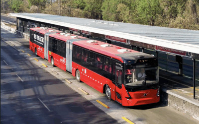 Le Volvo 7800 bi-articulé en test à Mexico