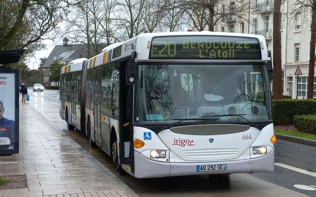 RATP Dev renouvelé sur le réseau Irigo d’Angers Loire Métropole