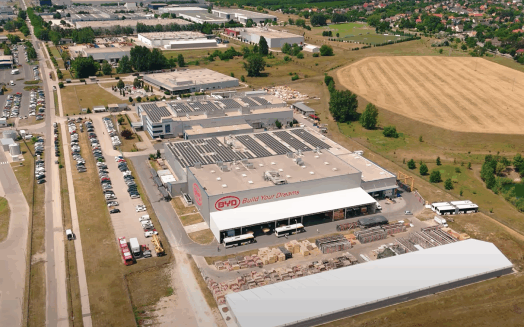 BYD s’agrandit en Hongrie