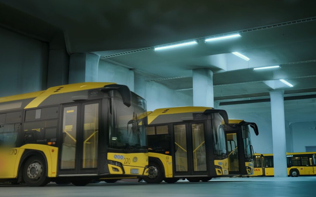 Pologne. Redutowa, un dépôt conçu dès le départ pour les bus intelligents