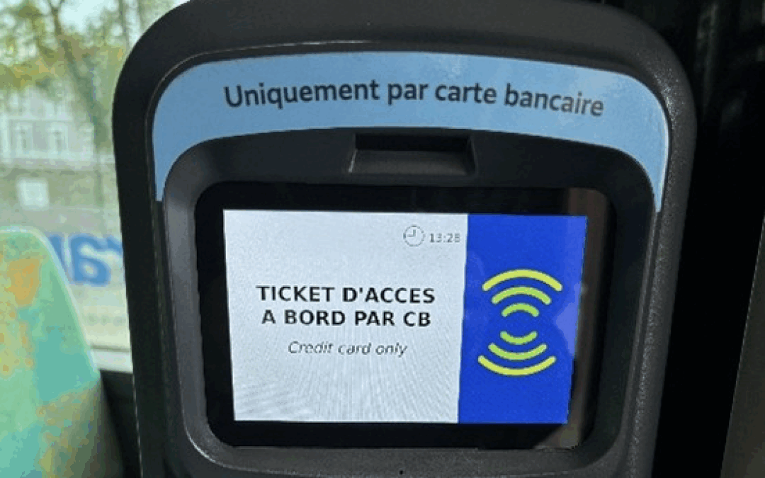 IdFM introduit le paiement par carte bancaire dans les bus