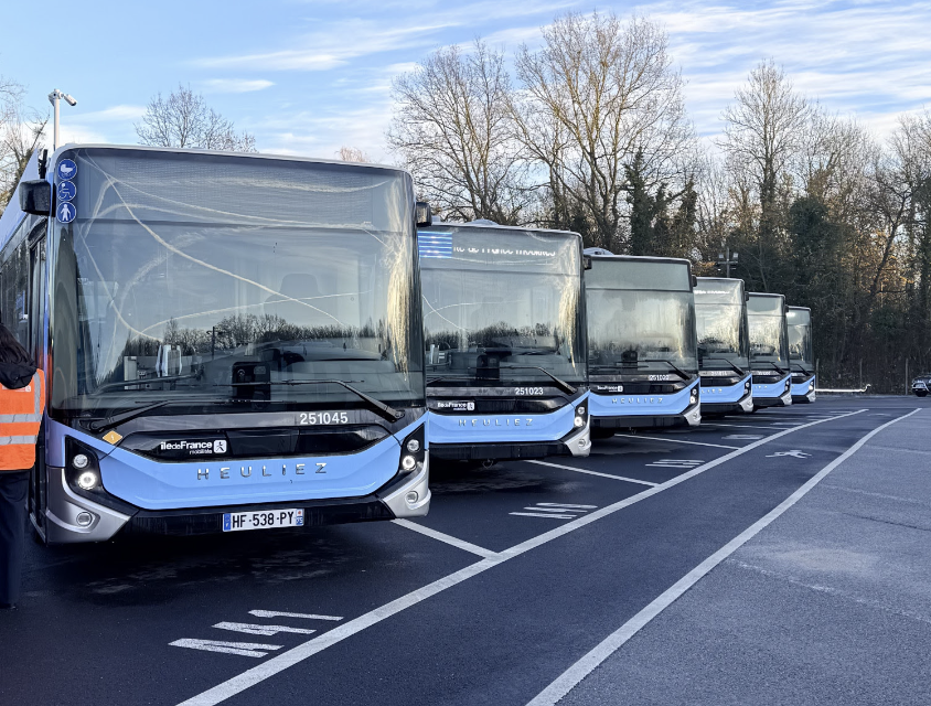 IDFM électrise le centre opérationnel bus de Mortemets