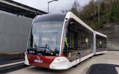 Clermont-Ferrand inaugure les nouveaux terminus de son tramway léger