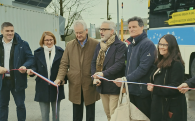 Linevia inaugure sa station bio-GNV
