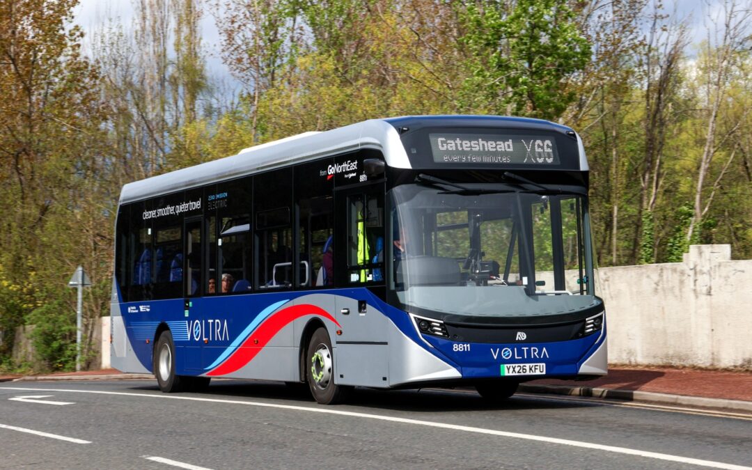 Grande-Bretagne. Go North East met en service l’ADL Enviro200EV nouvelle génération