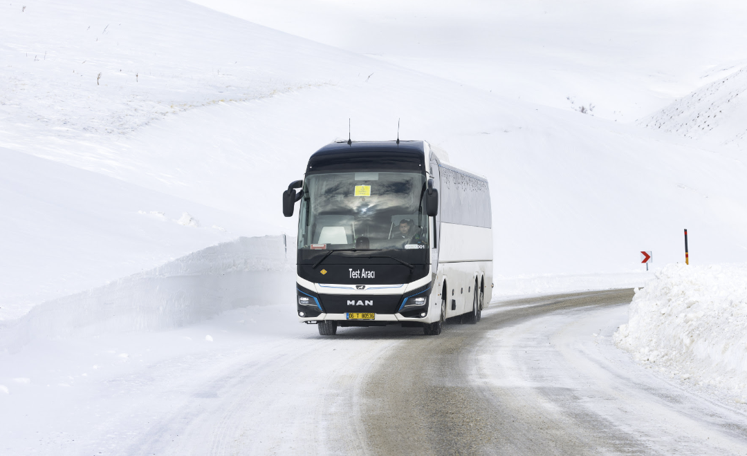 Le MAN Lion&rsquo;s Coach E a fait ses preuves lors d&rsquo;essais hivernaux