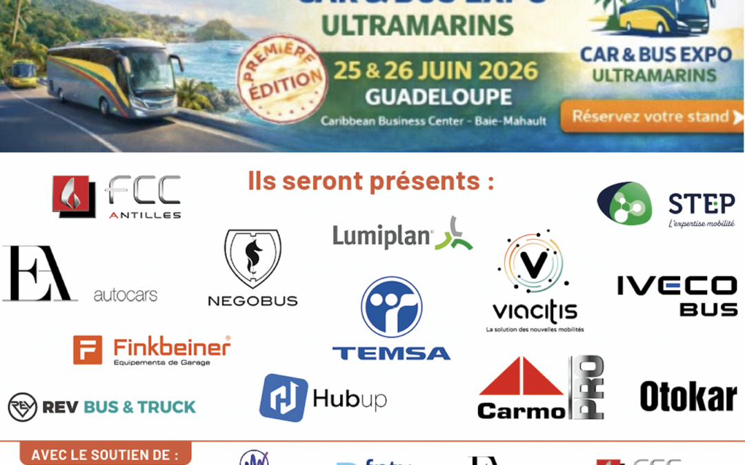 J-28. L’industrie des transports mobilisée à Car & Bus Expo Ultramarins 2026