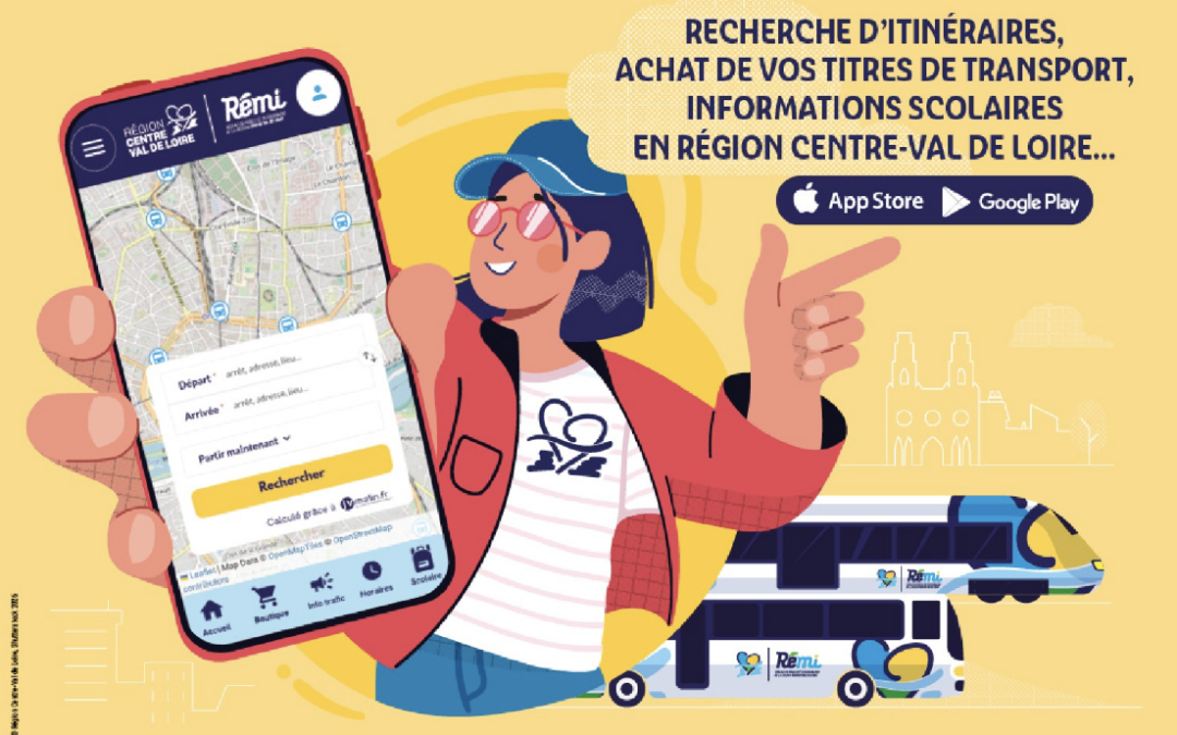 Centre-Val de Loire. L’application mobile Rémi est disponible