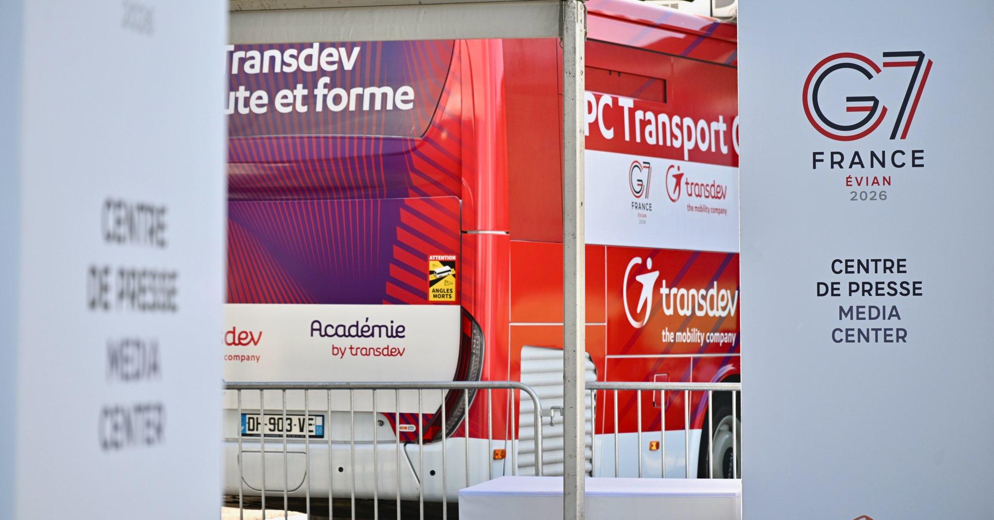 Transdev – Evian G7 (Copyright Transdev)