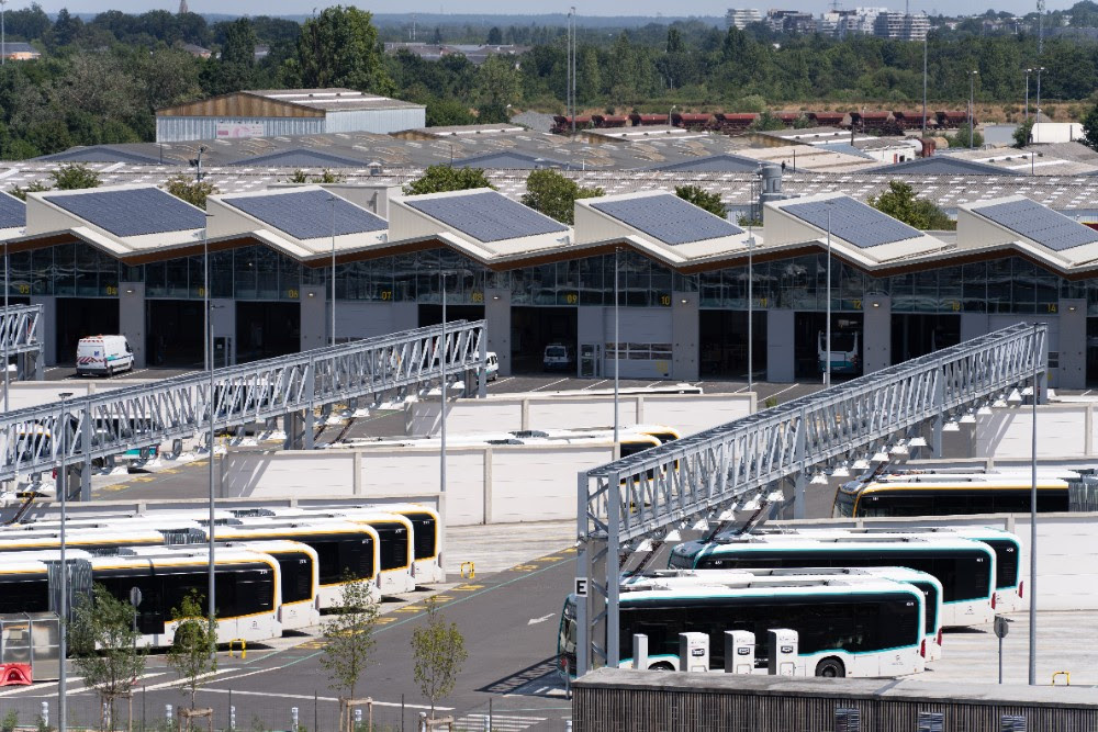 Rennes Métropole inaugure le dépôt de bus de Baud-Chardonnet