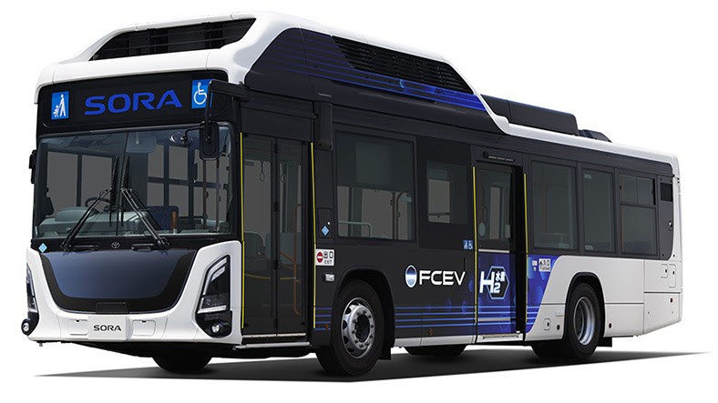 Toyota présente une nouvelle génération de son bus Sora H2